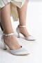 Satin Material Elegant Women's Evening Shoes - 3