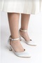 Satin Material Elegant Women's Evening Shoes - 2