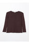 Nevavm Women's Blouse with Oval Collar and Stones with a Difference - 5