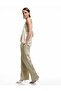 Tie Waist High Waist Wide Leg Textured Satin Pants