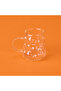 6-Piece Coffee Side Glasses with Beads with Handles - Transparent - 75 ml - 2