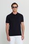 100% Cotton Standard Fit Regular Cut Polo Neck Knitwear White Knitwear T-Shirt