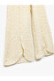 Palazzo Trousers with Slit Detail and Elastic Waist - 3