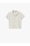 Short Sleeve Pocket Detailed Cotton Basic Polo Neck T-Shirt