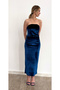PHAEDRA STRAPLEZ ELBİSE LACİVERT - 2