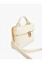Zippered Crossbody Bag with Faux Leather Strap - 3