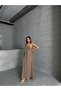 Women's Mink Halter Neck Relaxed Maxi Modal Dress - 3