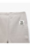 Cotton Elastic Waist Applique Detailed Camisole Short Leggings - 3