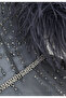 Beaded Feather Embellished Dress - 4