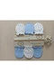 6 Pairs of Baby Boy Gloves 100% Cotton Special Gloves for Babies Newborn Gift - 4