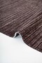 Line Patterned Runner Anthracite Washable Chenille Fringed Non-Slip Base Hallway Carpet 8378 - 4