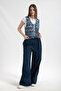 Hatunatila Women's Acrylic Drainage Vest Indigo - 5158 - 3