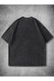 Washed Gravel Bambam Printed Oversized Vintage T-shirt - 3