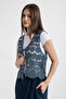 Hatunatila Women's Acrylic Drainage Vest Indigo - 5158 - 5