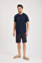 Men's 100% Cotton Patterned Premium Shorts - Woven Shorts - Home Wear - 6