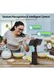 Auto Face Tracking Tripod 360° Rotating Phone Holder - No App, Remote & Gesture Control (Black) - 4