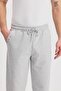 Men's Gray Bermuda Knee Length Capri Long Shorts with Side Pockets and Adjustable Elastic Waist - 4