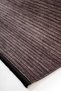 Line Patterned Runner Anthracite Washable Chenille Fringed Non-Slip Base Hallway Carpet 8378 - 3