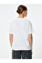 Women's White Printed T-Shirt - 4