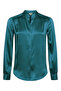 Stylish Silk Blouse - Blue
