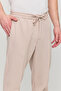 Men's Slim Fit Elastic Waist Drawstring Zippered Lycra Comfortable Jogger Pants - 3