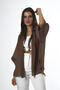 Women's Silky Short Sleeve Oversize Shirt - 6