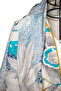 (140X140) Cashmere Square Double Printed Shawl - 5
