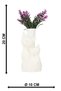 Poly Decorative Vase White - 5