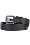 Custom Made Genuine Leather Men Jeans Belt 4.5cm Black Pipe Buckle 4mm Italian Sport Waistband - 5