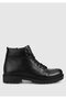 Men's Boots - Black Leather