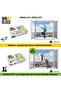Large Size (60X140 cm) - Window Steel Safety Net for Children - New Generation Railing - Black Profile - 8