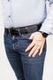 3 Pieces of Real Buffalo Leather Men's Jeans Belt (Original Product) Set of 3 - 4