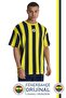Original Licensed Yellow Navy Blue Striped Men's T-Shirt with Gift Wooden Box - 2
