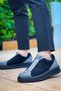Kb-007 Kuback Black Gray Black High Sole Single Tape Laceless Casual Men - 3