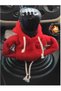 Red Gear Shift Knob Ornament Hoodie Hooded Car Shift Fleece Vehicle Shift Hooded Shift Case - 2