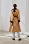 Special Trench Coat Black-Camel - 5
