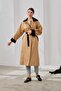 Special Trench Coat Black-Camel - 3