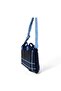 Crochet Knitted Detailed Leather Shoulder Bag, Handmade Special Design Tote Bag - 5