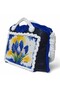 Crochet Knitted Detailed Leather Shoulder Bag, Handmade Special Design Tote Bag - 6