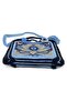 Crochet Knitted Detailed Leather Shoulder Bag, Handmade Special Design Tote Bag - 7