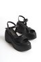 Women's Special Design High Padded Sole Single Strap Sandals Shoes Orthopedic Sole - 6