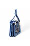 Crochet Knitted Detailed Leather Shoulder Bag, Handmade Special Design Tote Bag - 4
