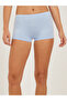 Pack of 4 - Solid Elasticated Waistband Boyshorts - 6