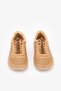 Milk Brown Leather Casual Shoes Women's Daily Shoes - 3
