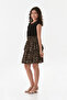 ليوبارد منقوشة تنورة الفتاة تكدرت - 5