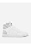 High Top Color Block Lace Up Sneakers - 4