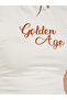 Slogan Print Sleeveless Fitted T-Shirt - 3