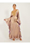 Embroidered Detail Shimmer Design Jalabiya - 3