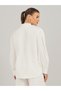 Floral Embroidered Balloon Sleeve Shirt with Ruffled Detail - 5