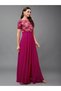 The Last Love Letter Lace Overlaid Maxi Dress Dark Pink - 2